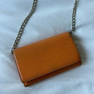 Authenticate Louis Vuitton Epi Leather Wallet Orange
